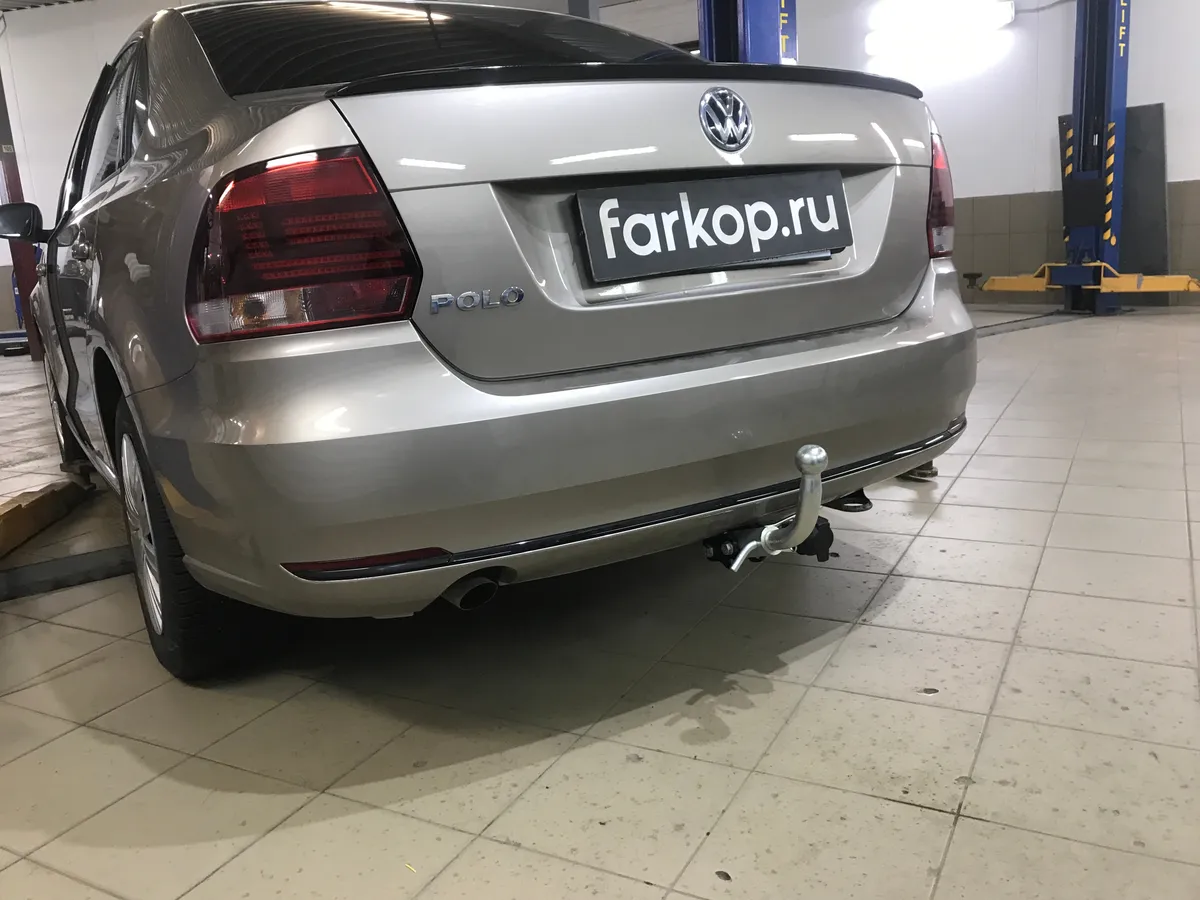 Фаркоп Лидер Плюс для Volkswagen Polo (седан) 2010-2020 V125-BA в Казань