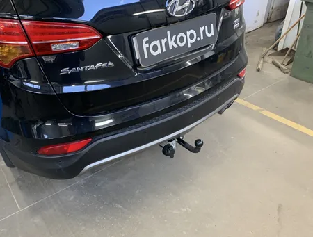 Фаркоп Лидер Плюс для Hyundai Santa Fe 2012-2018, (вкл.Grand) H224-A в Казань