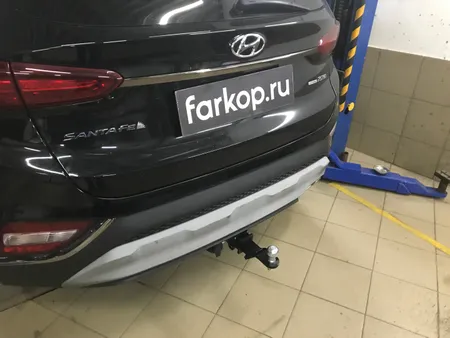 Фаркоп Лидер Плюс для Hyundai Santa Fe 2018-2022 Арт. H230-E H230-E в Казань