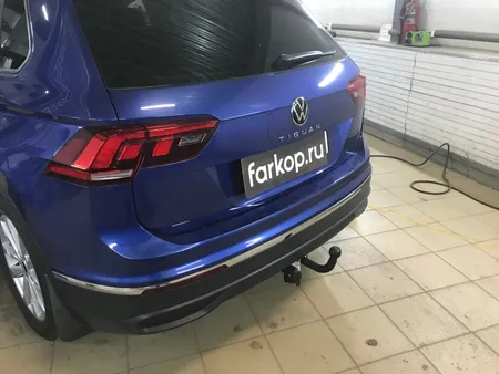 Фаркоп Лидер Плюс для Volkswagen Tiguan 2017- V123-A в Казань