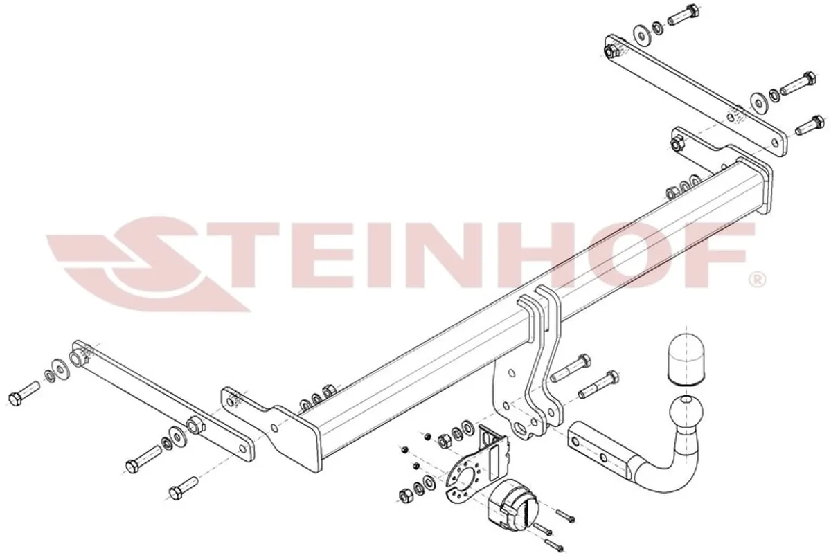 Фаркоп Steinhof для Mazda 3 (седан) 2019- Арт. M-061 M-061 в Казань