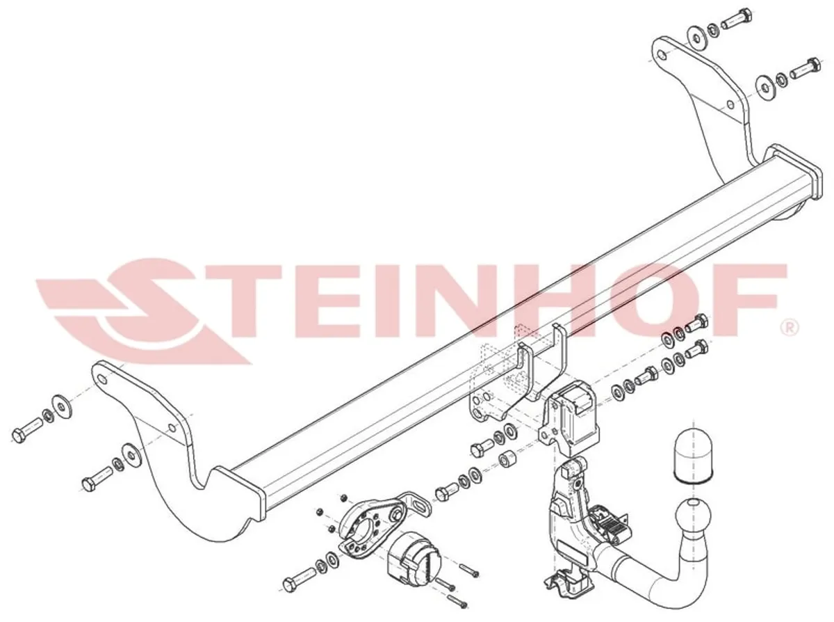 Фаркоп Steinhof для Lexus RX 2022- Арт. L-176 L-176 в Казань