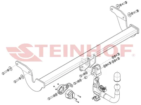 Фаркоп Steinhof для Lexus RX 2022- Арт. L-176 L-176 в Казань