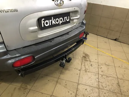 Фаркоп Лидер Плюс для Hyundai Santa Fe 2001-2006 H205-A в Казань