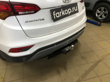 Фаркоп Лидер Плюс для Hyundai Santa Fe 2012-2018 H224-F в Казань
