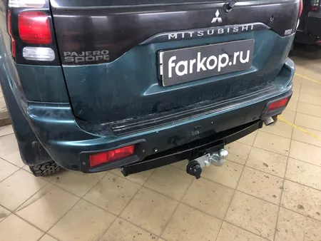 Фаркоп Лидер Плюс для Mitsubishi Pajero Sport 1998-2008 M107-F в Казань