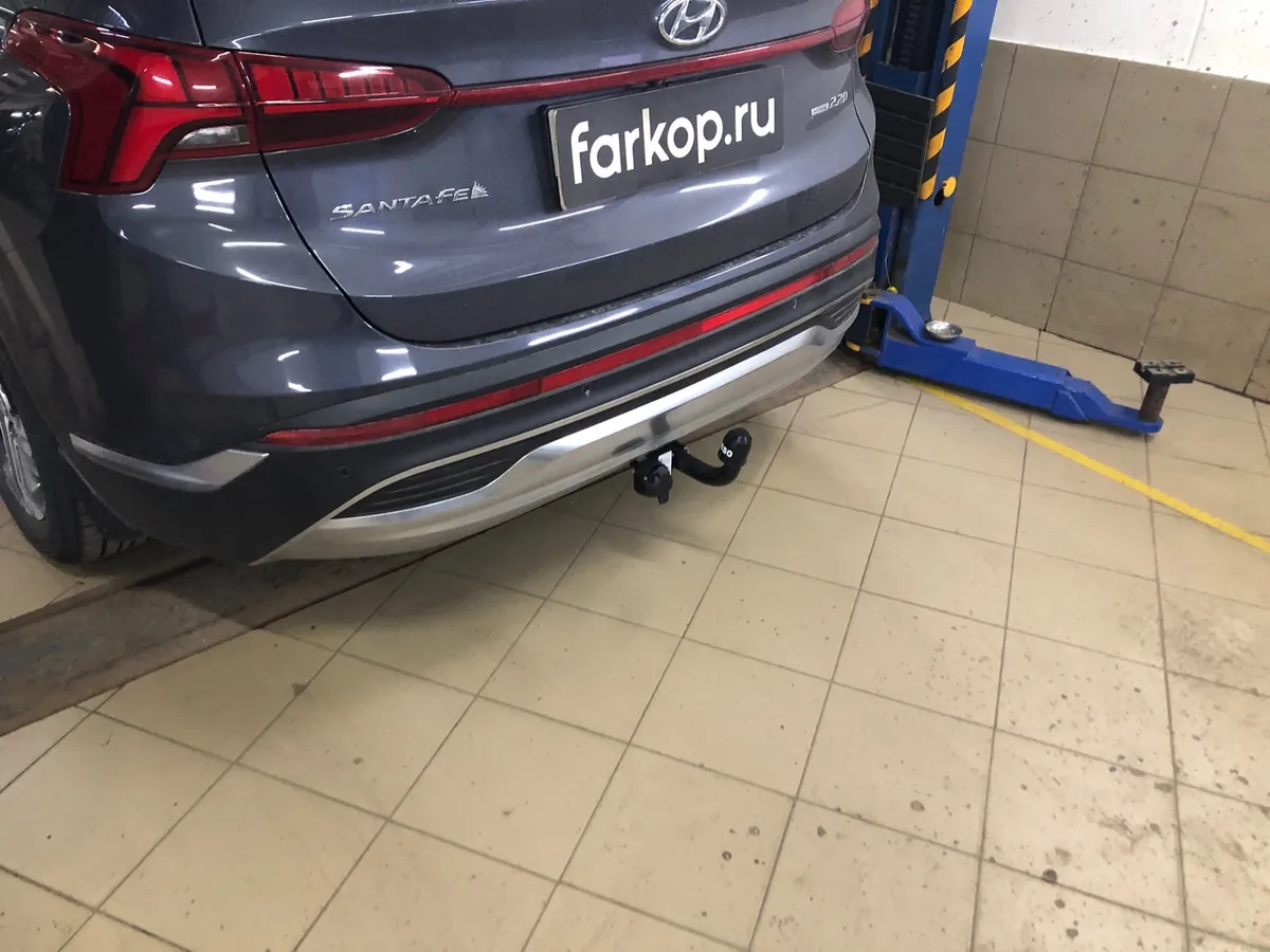 Фаркоп Oris для Hyundai Santa Fe 2020-2024 6768-A в Казань